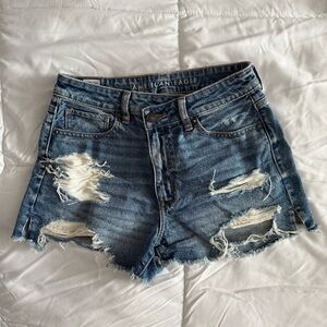 American Eagle Distressed Denim Shorts